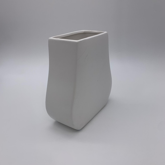 Vintage Christmas FTD Faithful Blessings Bust Shape 7” Vase With Silver Cross - Picture 5 of 12